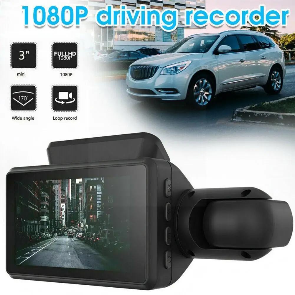 

2 Lens Dash Cam Dual Lens 4K UHD Recording Car Camera G-Sensor Wi-Fi Detection WDR IPS Built-In GPS Vision DVR Night Loop M R6A4