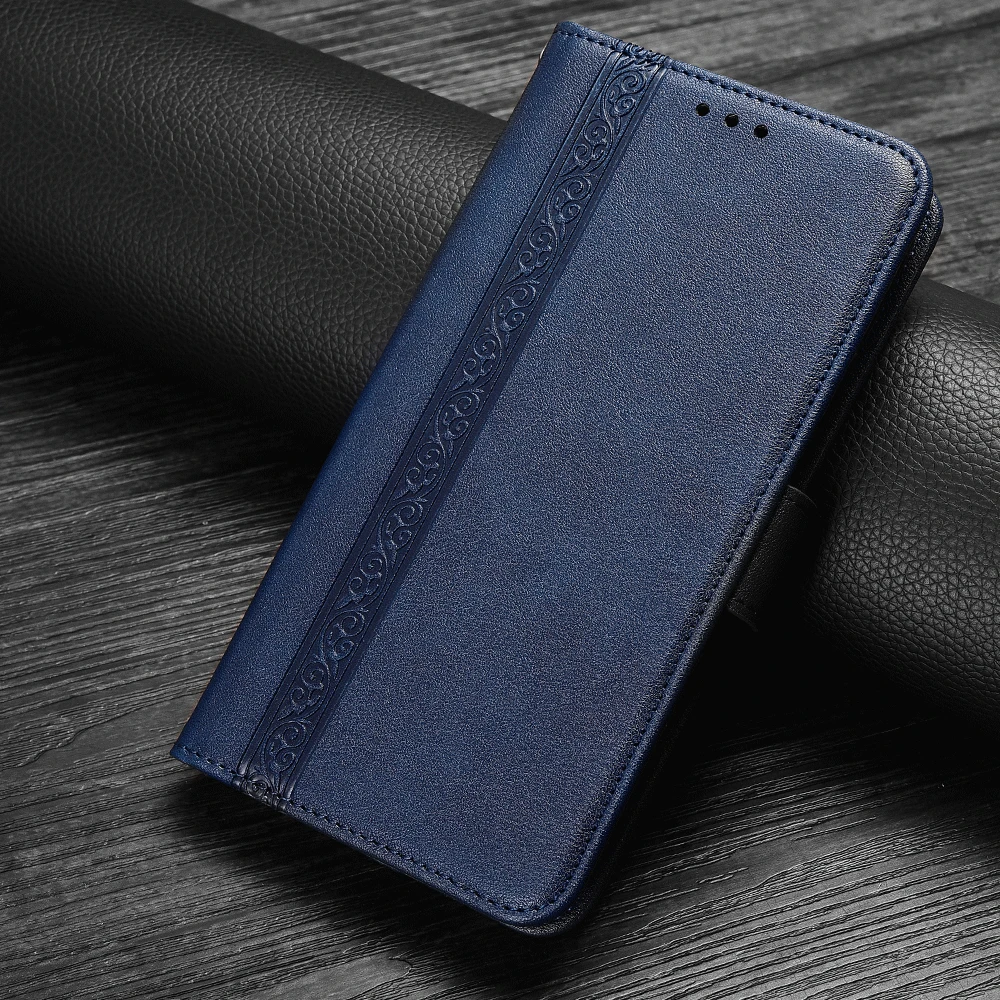 luxury flip book leather case for oneplus 5t 6 6t 7 7t 8 pro 5g stand wallet phone bags cover with strap free global shipping