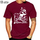 Абсолютная новинка 2019, Мужская футболка из 100% хлопка для мотоцикла, футболка для мотоциклиста, выстрел в плечах