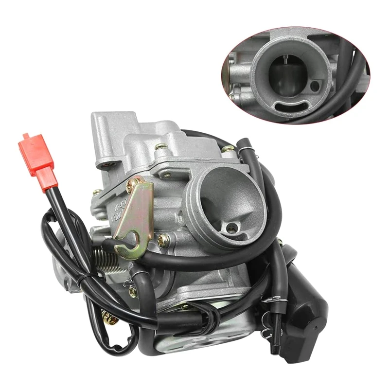

PD24J Carburetor for 4-Stroke GY6 125cc 150cc ATV Go Karts Scooter Mopeds QMJ/QMI157 QMJ/QMI152 - Manifold Intake Fiamet