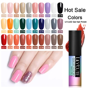 Гель-лак для ногтей LILYCUTE 5 мл отмачиваемый УФ-гель долговечный полуперманентный отмачиваемый УФ-Гель-лак аналогичный зеленому цвету