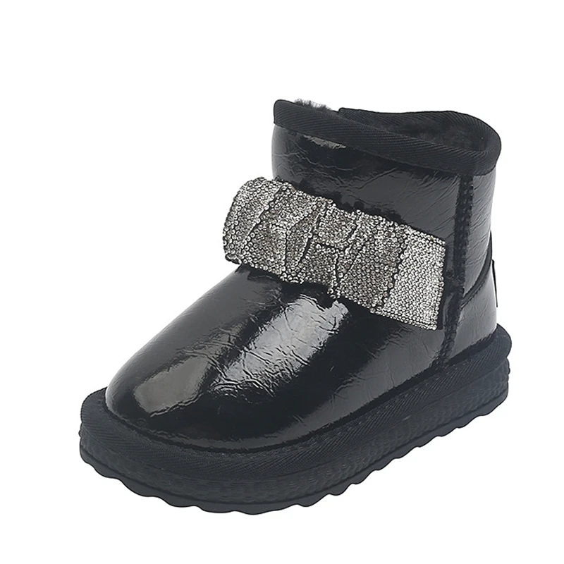 

13.5-18.5cm Boys Girls Toddler Snow Boots Waterproof Slip Resistant Outdoor Winter Shoes For Toddler/Little Kids/Little Children