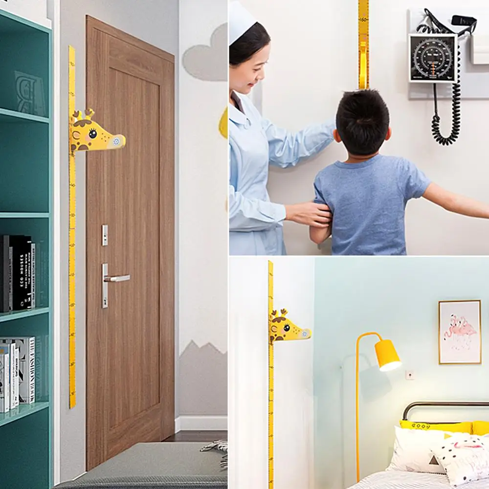 

3D Ins Style Children's Height Measuring Scale Hanging Painting Creative Cartoon Home Decorative Cloth Hanging Painting Home