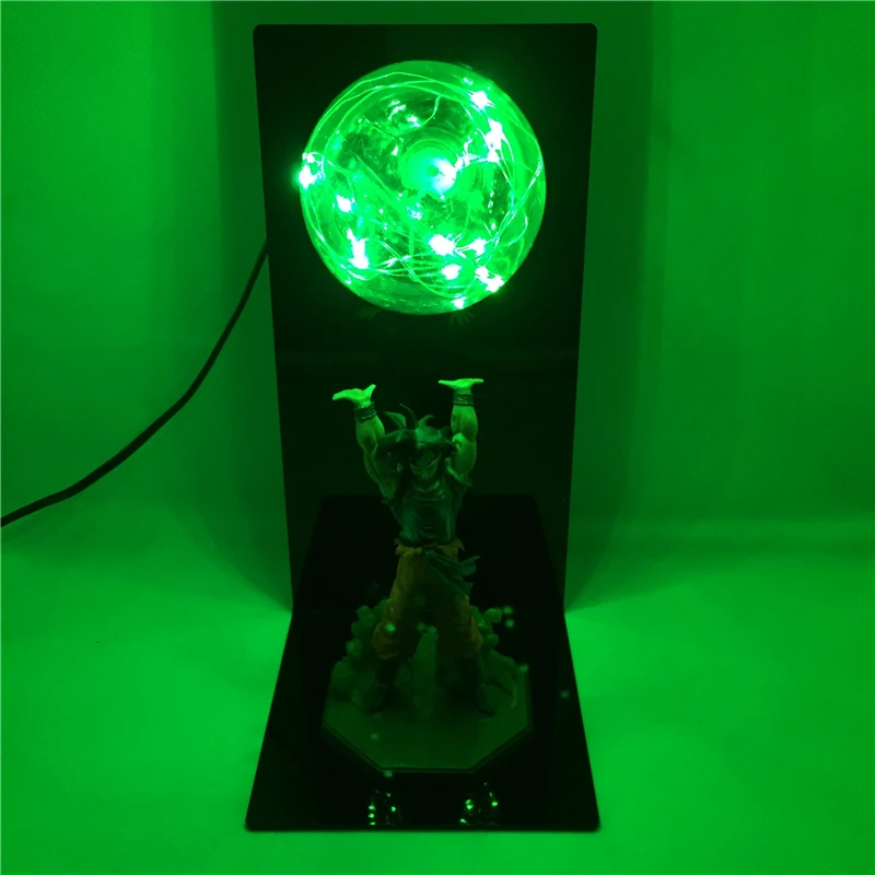 Dragon Ball Z лампа Фигурки Игрушка Сон Гоку kamehameha лампа аниме модель куклы с светодиодный светильник для детей Рождественский подарок