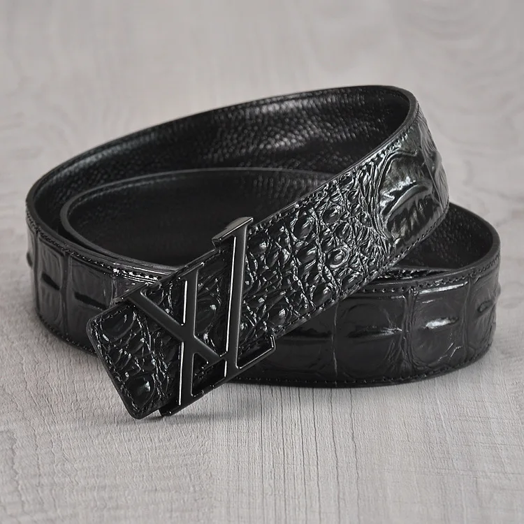 new High quality men's genuine leather belt designer belts men luxury male belts for men fashion vintage pin buckle for