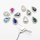 Специальная цена! Стразы в виде капли воды, 10 шт.компл., ручная работа, ювелирные аксессуары и детали, романтические украшения для невесты, лучшие подарки для девочек