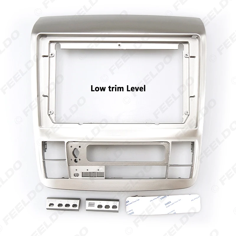 

FEELDO Car Stereo 9 Inch Big Screen Fascia Frame Adapter For Toyota Alphard (RHD) 2Din Dash Audio Fitting Panel Frame Kit