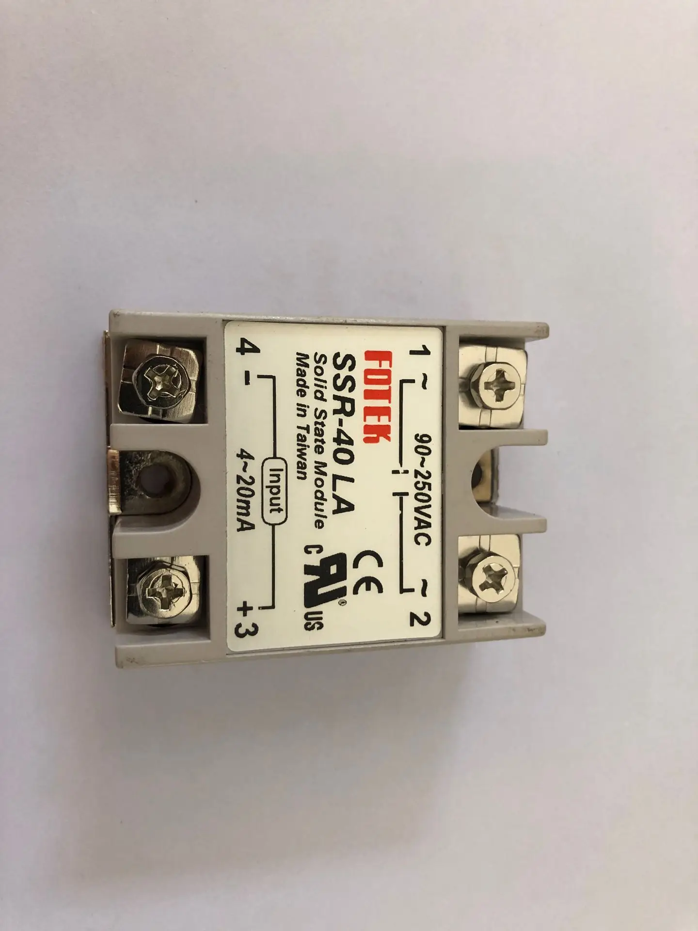 SSR40LA SSR 40LA 4 20mA Вход AC 24 380V 40A выход 1 фазный регулятор напряжения твердотельные реле