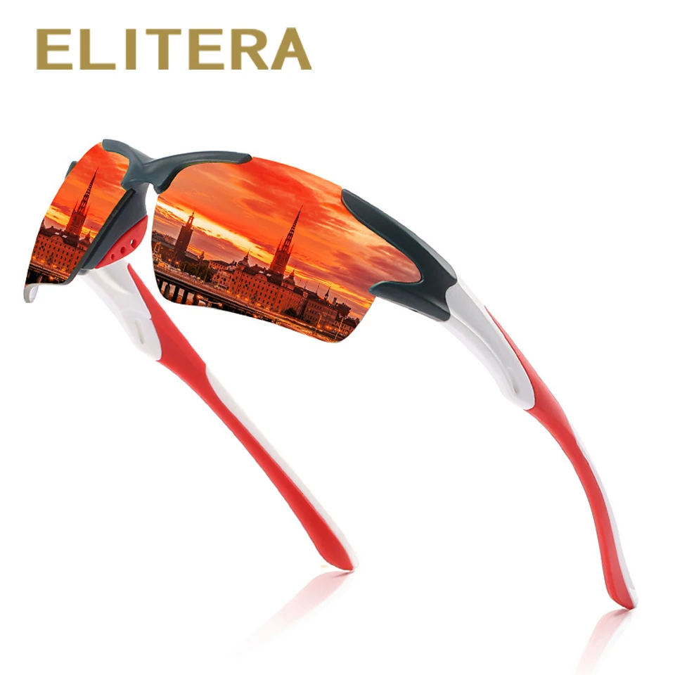 

Мужские поляризационные солнцезащитные очки-авиаторы ELITERA, брендовые дизайнерские солнцезащитные очки для вождения и рыбалки, мужские очк...