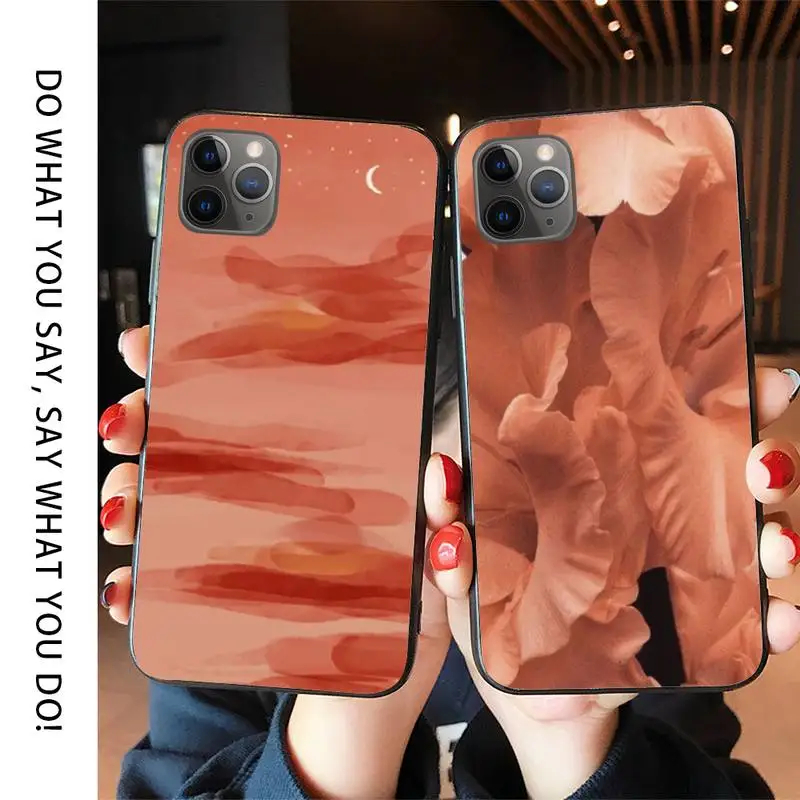 Красный прозрачный чехол для телефона iPhone XS 11 11Pro 5 5s SE 6 6s плюс 7 8 2020 | Мобильные