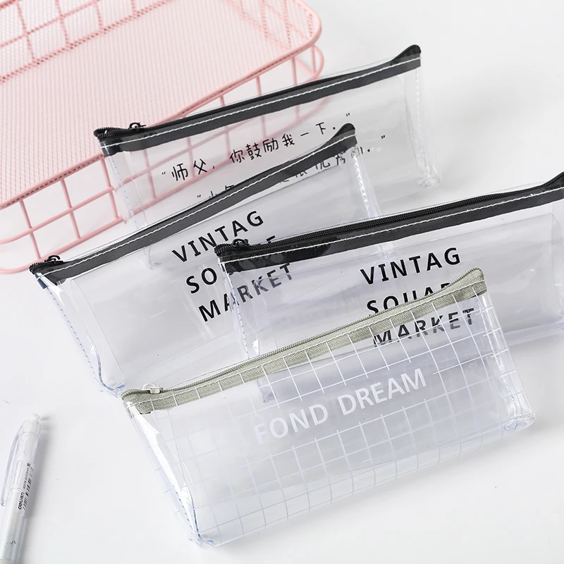1 шт. чехол карандаш для школы прозрачная сумка мальчиков и девочек подарок