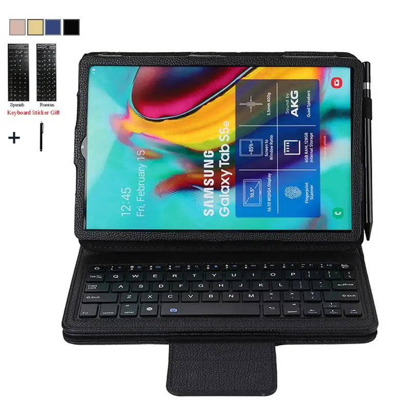

For Samsung Galaxy Tab S6 Lite 10.4'' P610/ 10.5'' T860/S5e T720 Detachable Laptop Wireless Bluetooth Keyboard Case Cover+Stylus