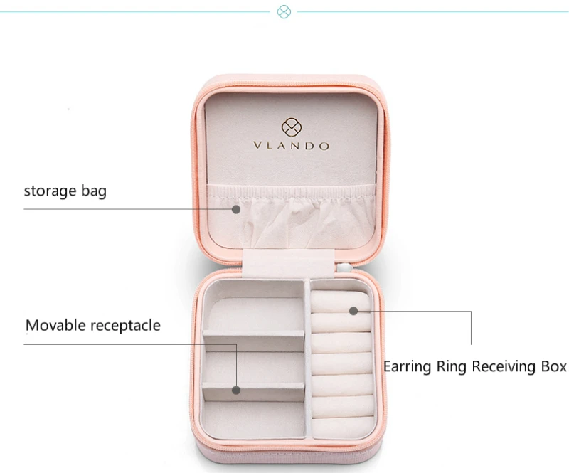 Органайзер для ювелирных изделий витрина коробочка Хранения Драгоценностей