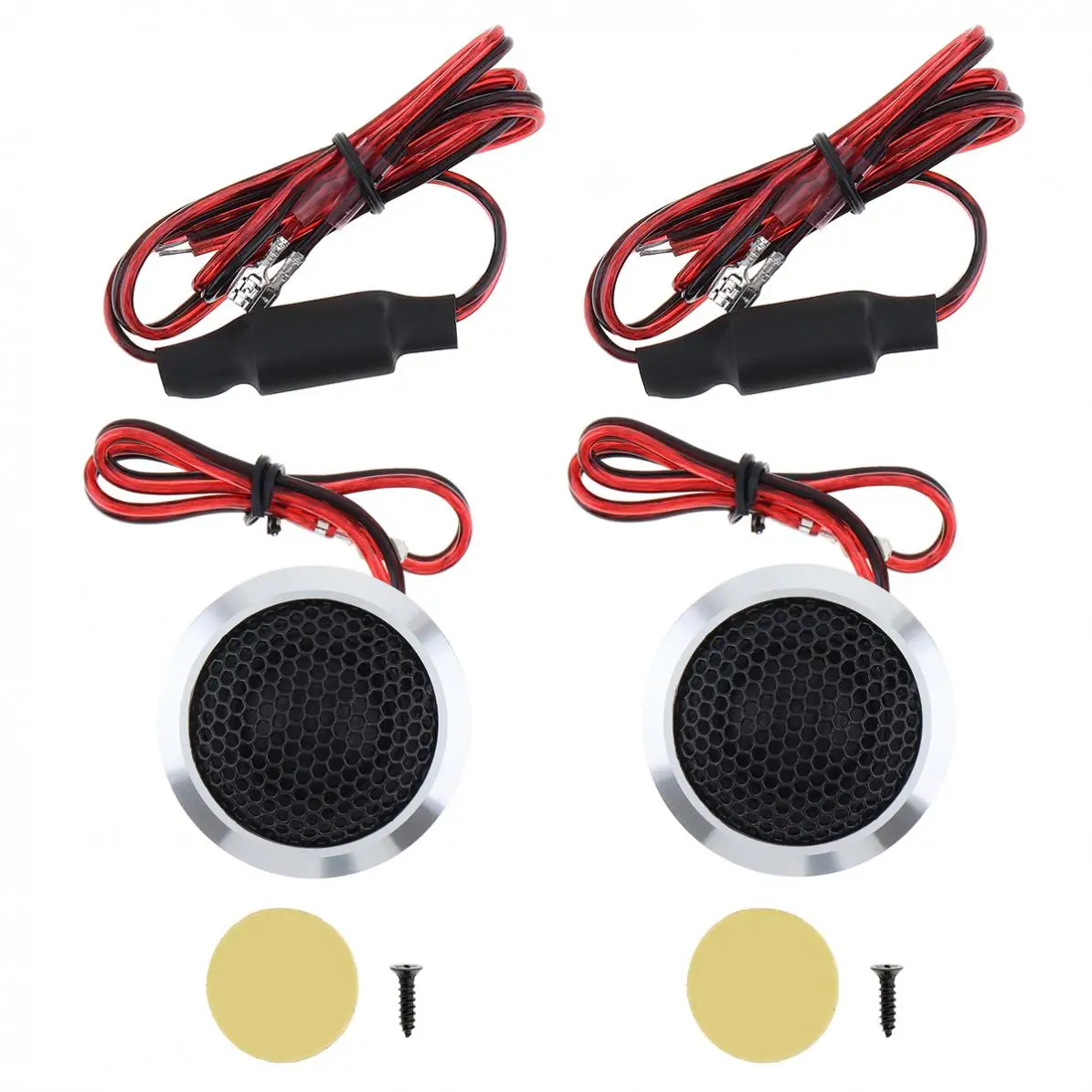 

2pcs 150W High Efficiency Mini Dome Tweeter Speakers for Car Audio System Tweeter Universal