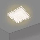 Современсветильник домашняя панесветильник лампа, естесветильник свет, теплый белый и холодный белый свет, круглые квадратные лампы для гостиной, спальни, кухни
