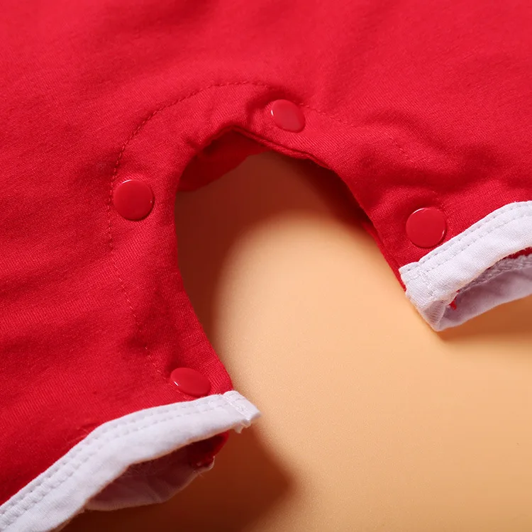 Рождественская одежда для малышей Детский комбинезон Одежда Санта-Клауса