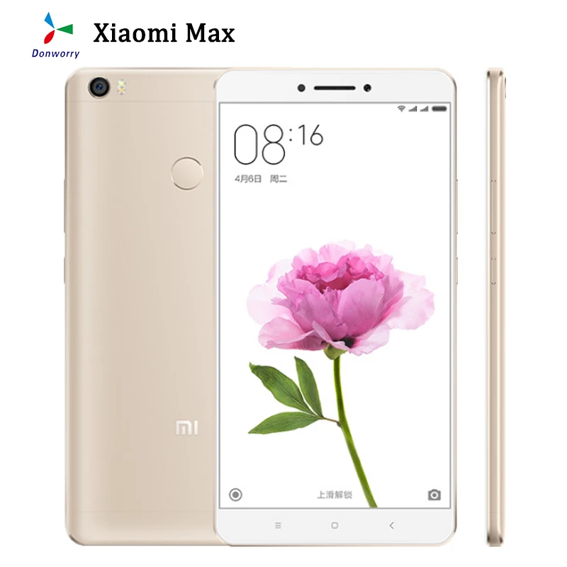 

Unlocked Xiaomi Mi Max 6.44 inch 4G RAM 128GB ROM 16MP Fingerprint Android SmartPhone Celular Xiaomi Global Version Refurbished