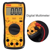 professional multimeter ac dc voltage current resistance capacitance hfe diode tester multimeter digital display with buzzer