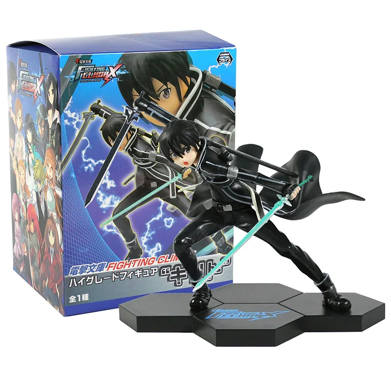 Кульминация боя меч искусство онлайн Kazuto Kirito ПВХ фигурка Коллекционная модель