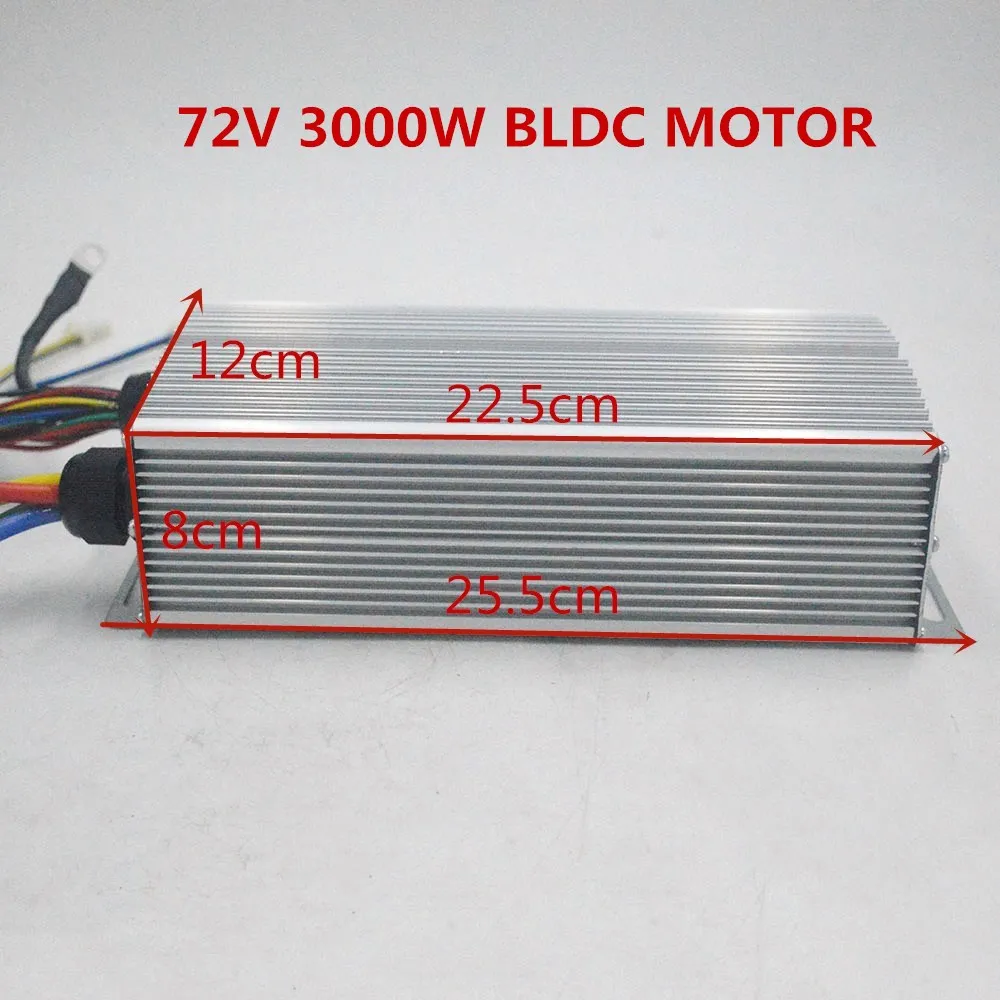 Электрический скутер 72V 3000W BLDC мотор комплект бесщеточный контроллер E-BIKE