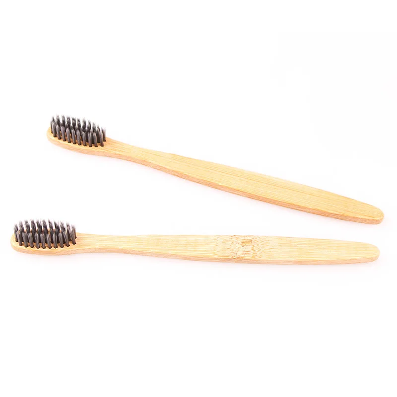 Новая стандартная зубная щетка с бамбуковым углем низким содержанием углерода