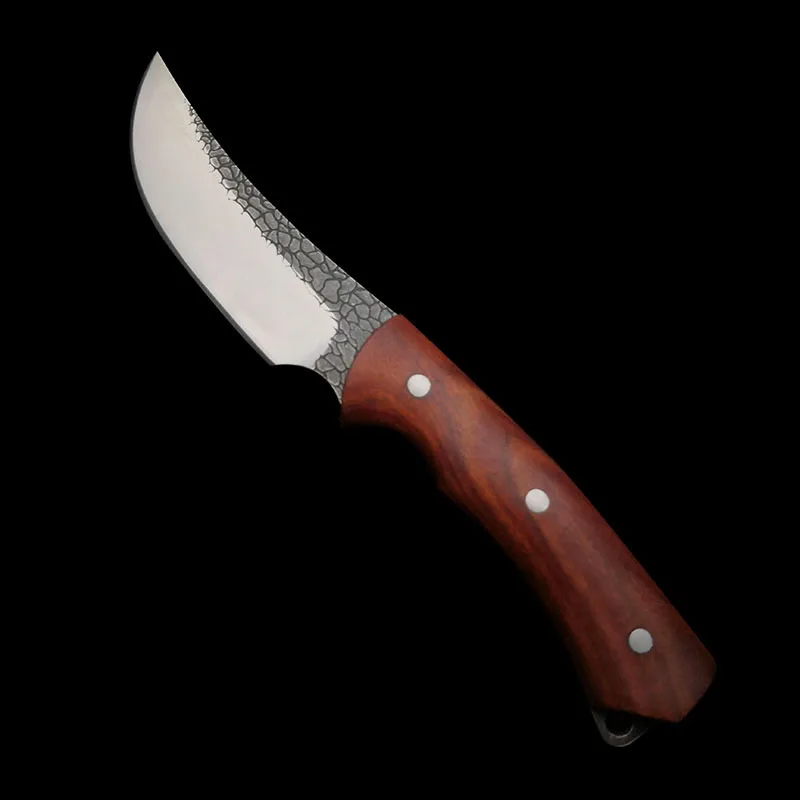 Ручной Кованый фиксированный нож 58HRC высокой твердости стальной военный для