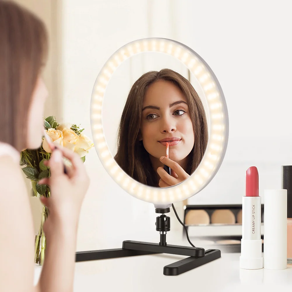 13 &quotСелфи настольная светодиодная кольцевая лампа высокой мощности 30 Вт