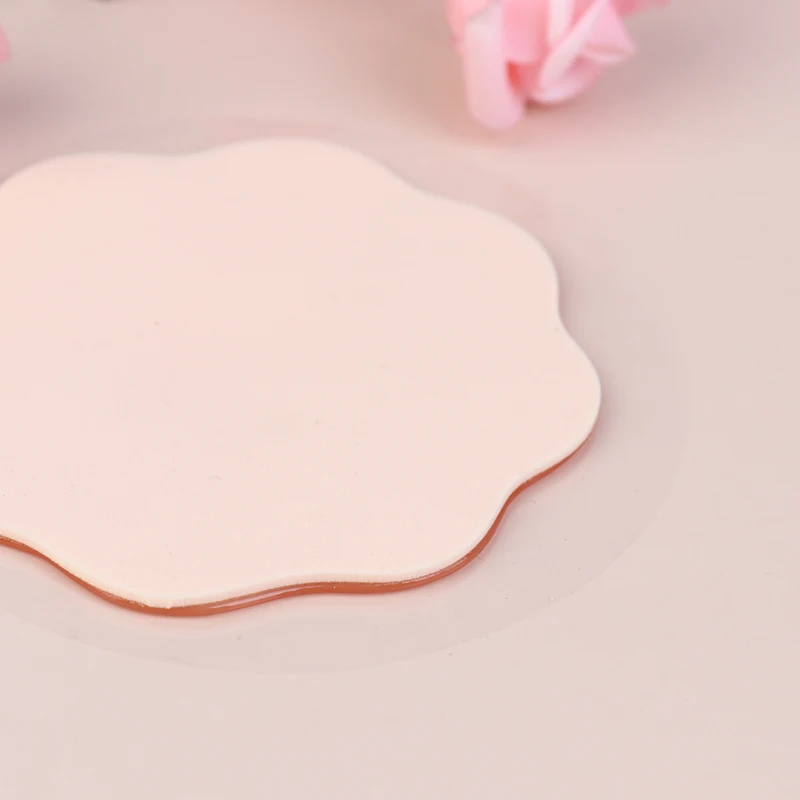 

1Pair Silicone Nipple Cover Round Black Nipple Stickers Self Adhesive Breast Pad Pasties Petal Onzichtbare Tepel Accessoires