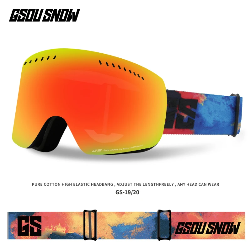 GS wintersport лыжные очки противотуманные лыжи сноубордические снегод и Сноубординг