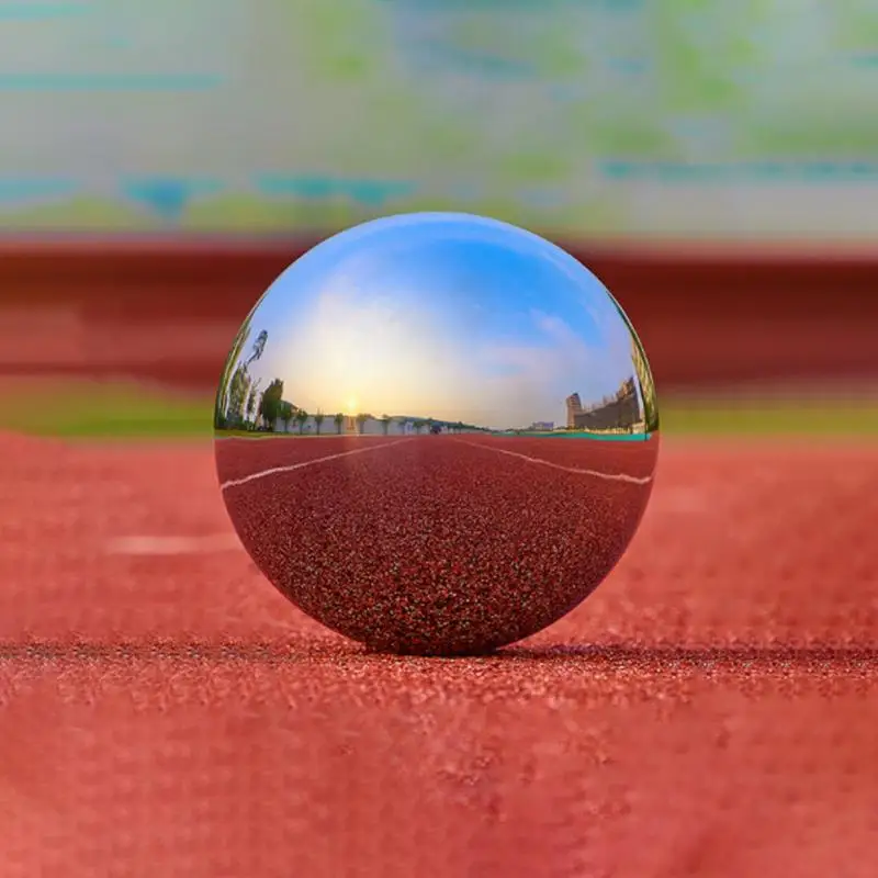 Блестящий зеркальный шар украшение для рукоделия блестящее из нержавеющей стали