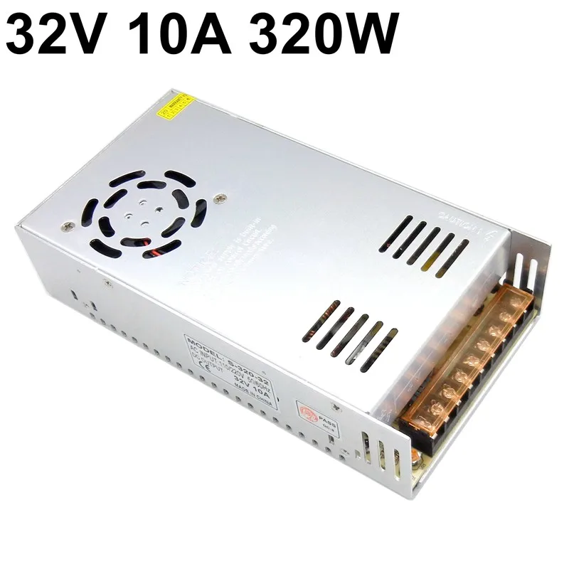 32 V 10A 320w Драйвер импульсного источника питания 110V 220V AC DC вольт импульсивный