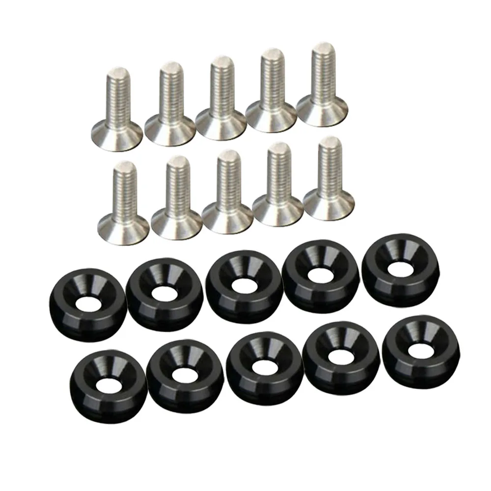 

Dress Up Washer Bolt Fender M6x15mm Engine Bay Replacement 20pcs set Bumper New