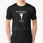 Моя личная футболка с изображением Иисуса, Мужская хлопковая футболка, просто наслаждайтесь тишиной музыкой, минималистичный Бонг, агахань, вирактор, черный праздник Dm