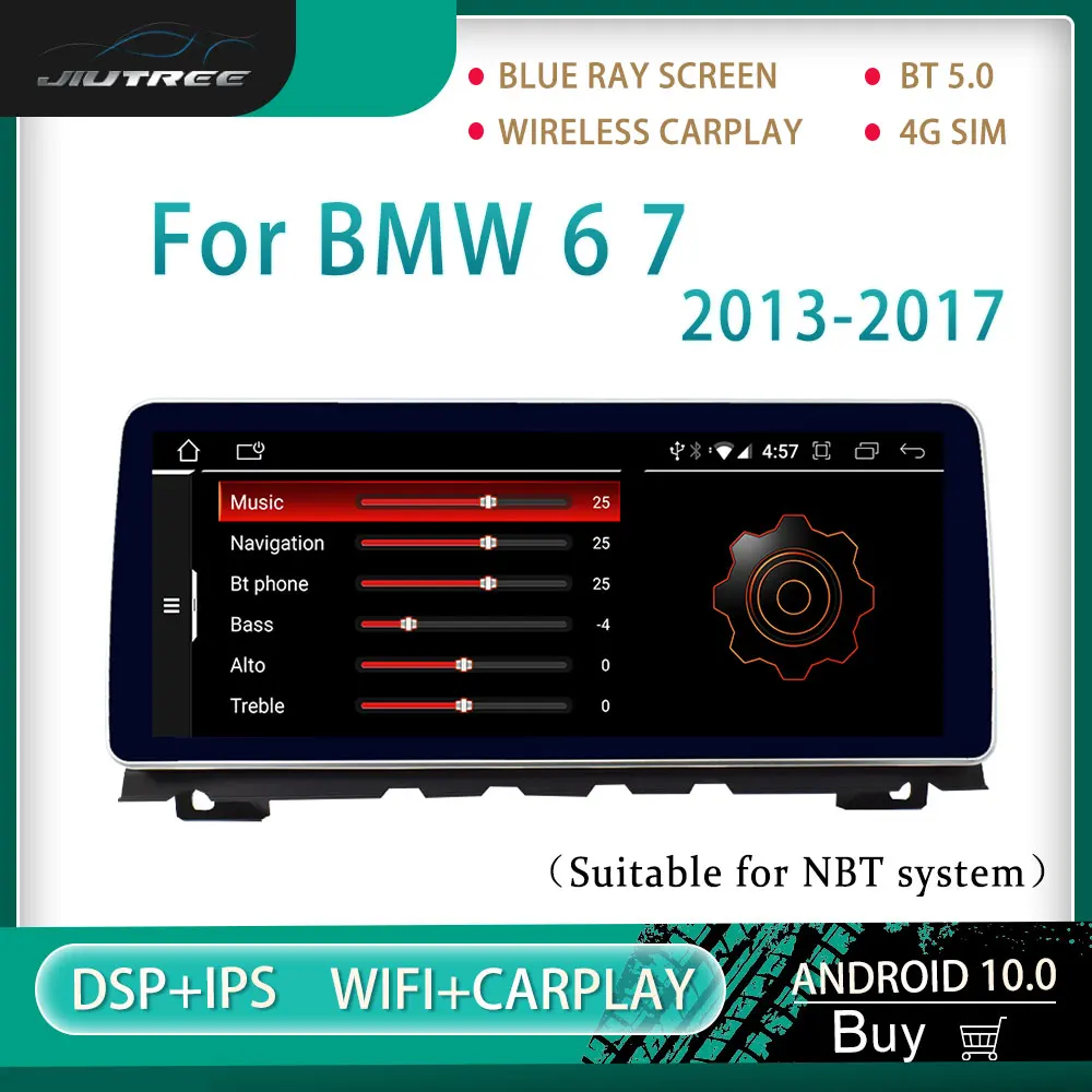 

Android 10 car radio 2din For BMW 6 7 series 2013-2017 car multimedia DVD player Stereo receiver GPS navigator Head Unit