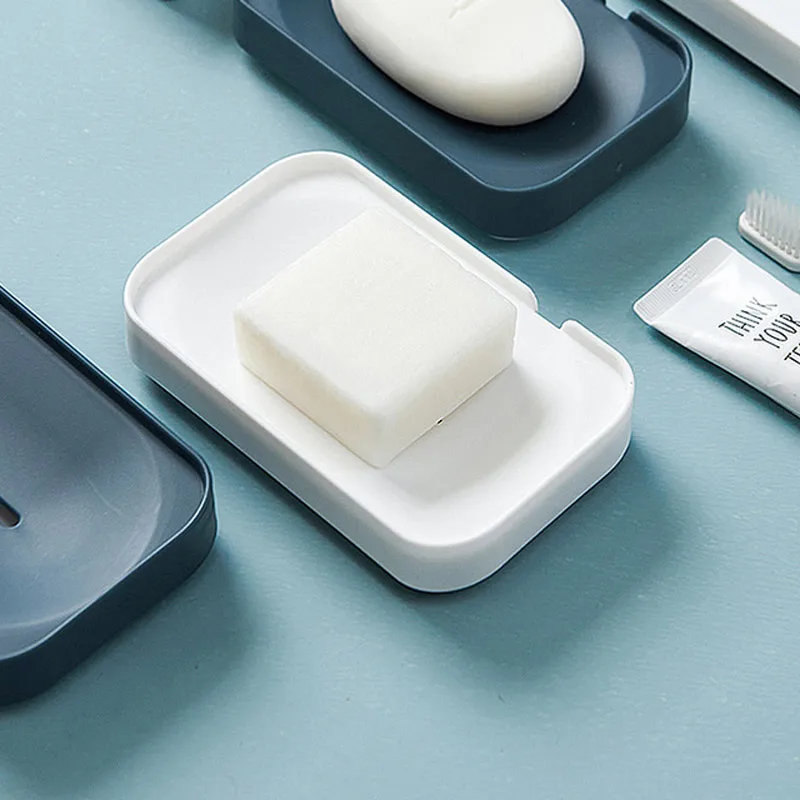 Doublelayer Drainage Soap Dish Plastic Shower Nonslip Box Multifunctional For Home Bathroom Accessories | Дом и сад