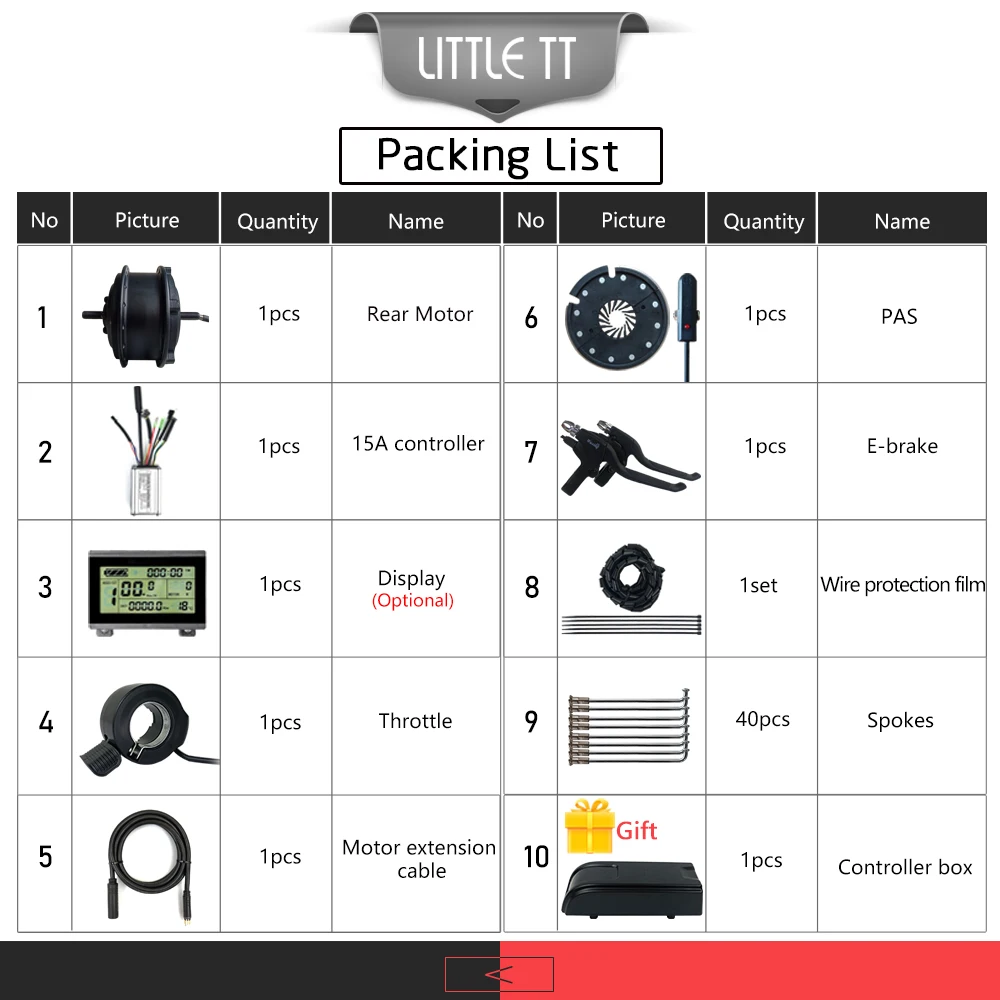 Комплект электровелосипеда с двигателем высокоскоростная бесщеточная