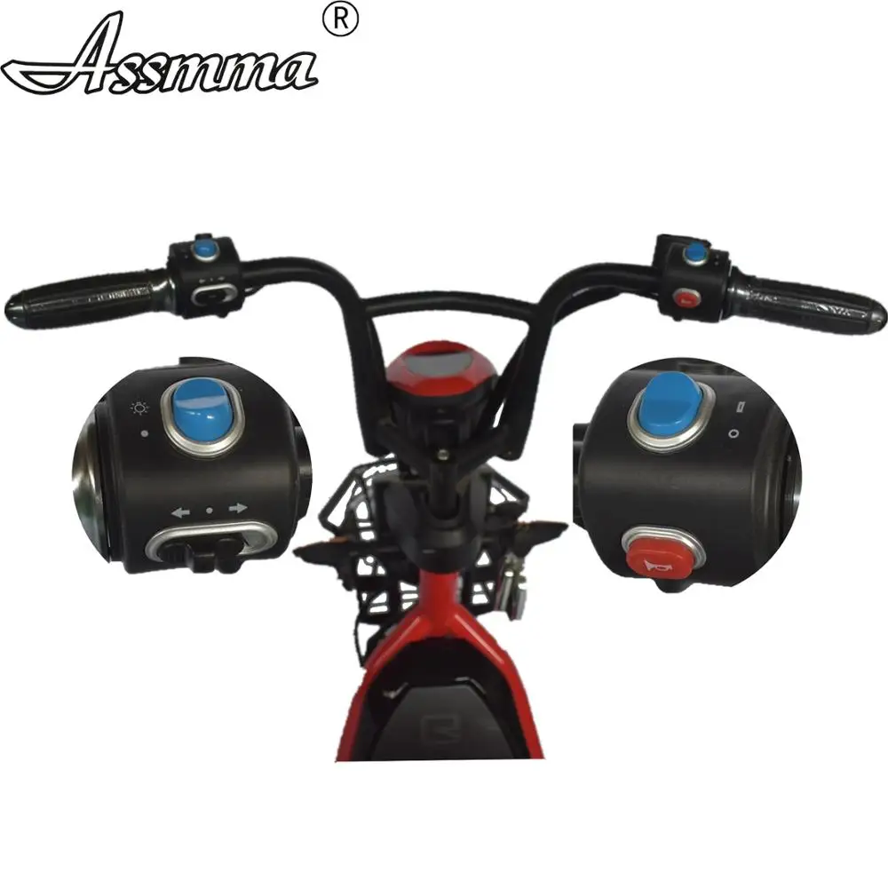 ASSMMA Электрический велосипед два человека седло R & F амортизатор мотоцикл для