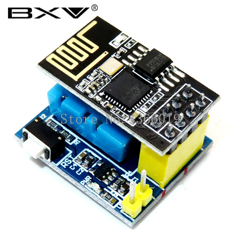 ESP8266 ESP-01 ESP-01S DHT11 датчик температуры и влажности модуль ESP8266 wifi NodeMCU умный дом IOT DIY комплект - Цвет: ESP-01S and DHT11