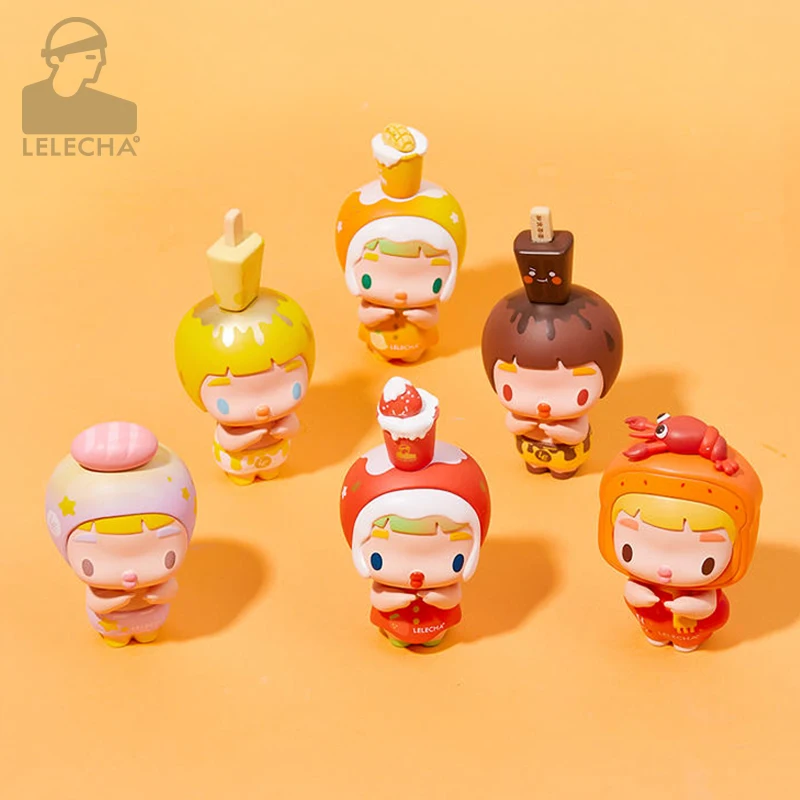 

Mystery Box Lelecha Tea X Betty Co-branded Blind Box Mini Doll Kawaii Accessories Cute Toys Girl Gift Anime Figure Model Decor