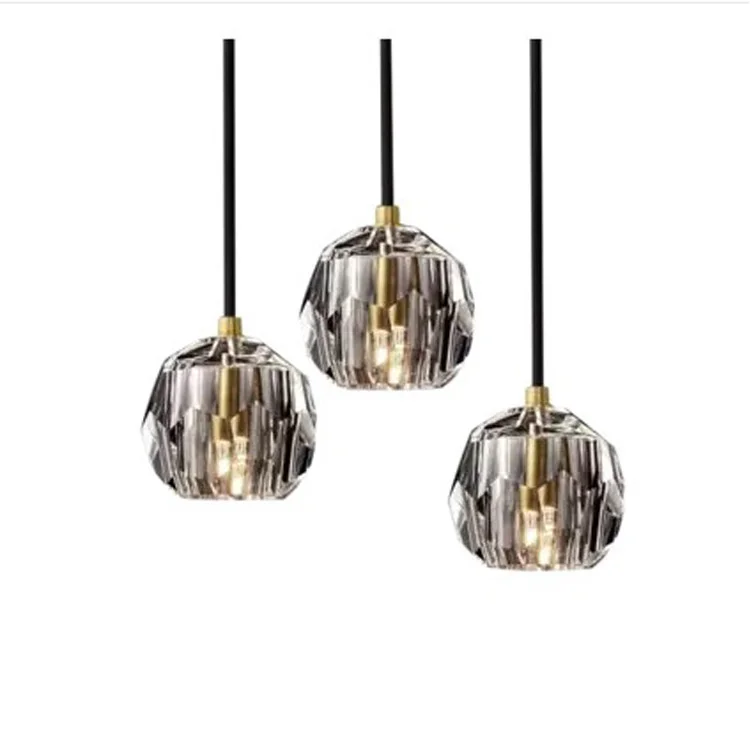 

led stone industrial lamp hanglampen e27 pendant light Studio Suspension Light Fixtures living room pendant light