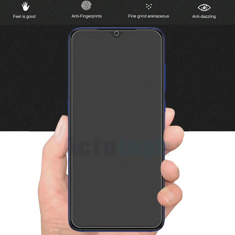 Матовое закаленное стекло для Xiaomi Redmi Note 10 pro max 10s 9s Max 8T 7 6 Pro Mi 9 8 SE 6X a2 5x a1 Защитная