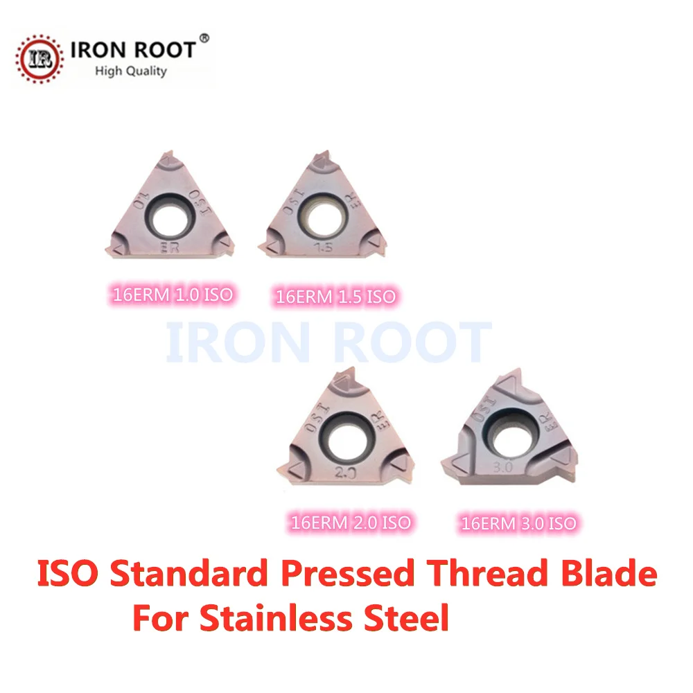 

Твердосплавные резьбовые вставки для токарного станка с ЧПУ 16IRM 1.0ISO LF6018