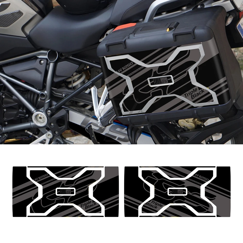 

For BMW Motorrad Vario 2013-2020 R1200GS R1250GS Motorcycle Saddlebag Side box Decoration Stickers Decals Protective sticker