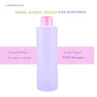 35.7fl.Oz высокого качества EMA акриловая жидкая 1000 мл без и нашивкой в виде буквы для профессионального маникюра здание акриловых ногтей мономера 2021