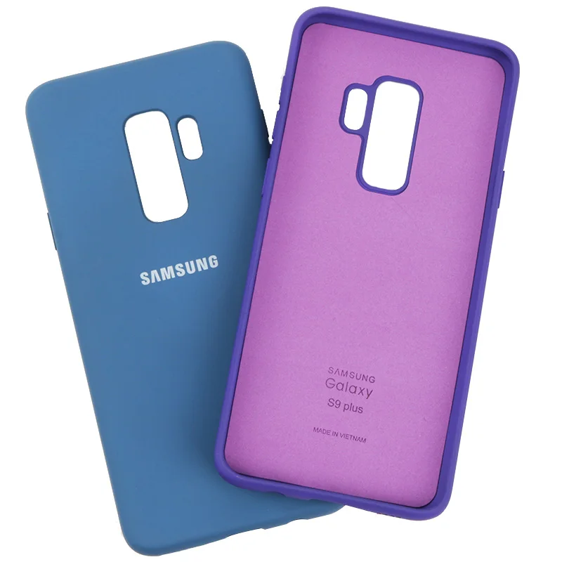 Шелковистый силиконовый чехол для Samsung Galaxy S8/S8 Plus S8 мягкий на ощупь защитный S9/S9plus