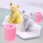Силиконовые 3D формы в виде кошки