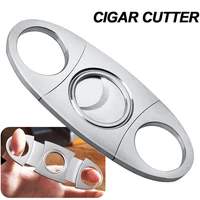 cigar cutter stainless steel cigar accessories new metal classic portable cutter head stand with gift box cigar scissor cutter