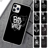 witch and cat phone case for iphone 11 12 13 mini pro xs max 8 7 6 6s plus x 5s se 2020 xr case