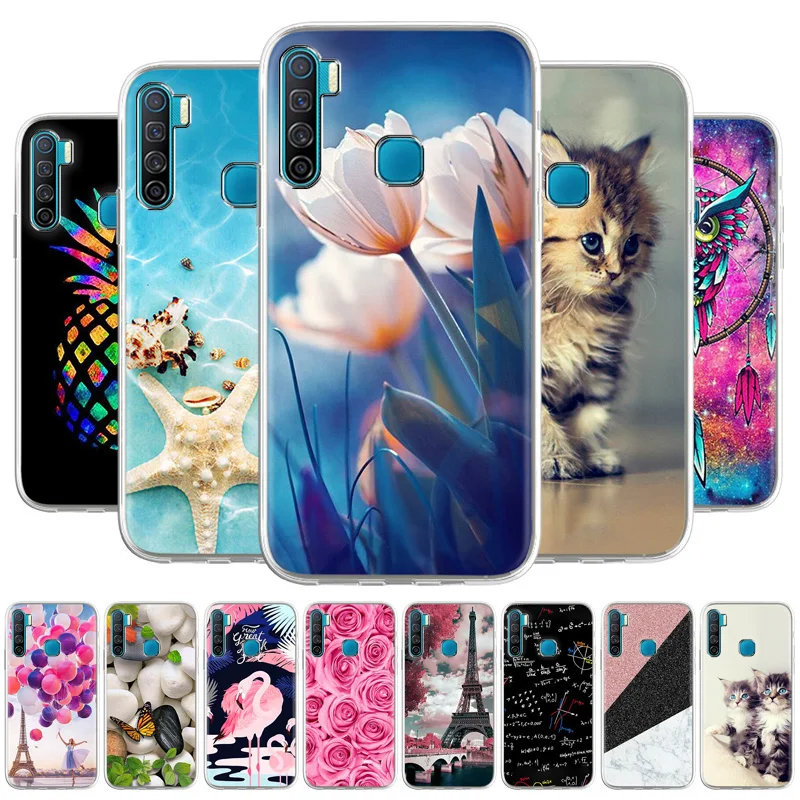 cute phone case for infinix zero 8 case silicone funda on infinix note 8 7 hot 10 9 play s5 lite smart 4c soft cover clear shell free global shipping