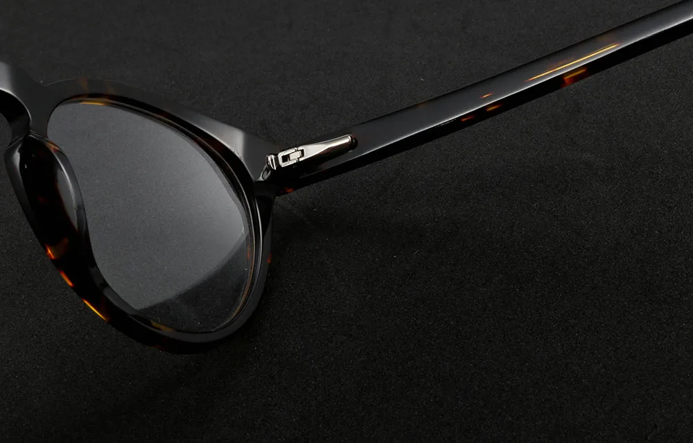 Круглые Wonen мужские Оптические очки ацетат Gafas близорукость Oculos De Grau мужские очки оправа